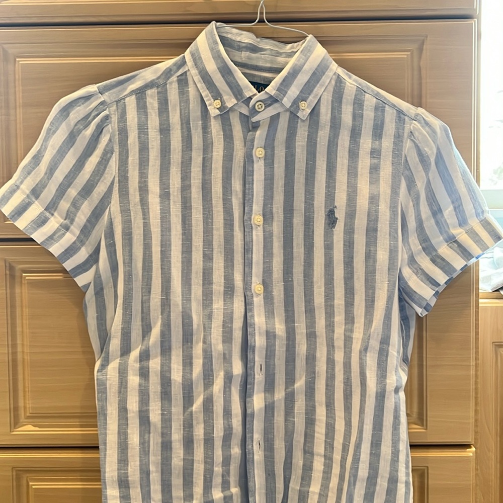 Ralph Lauren Linen Top Size S